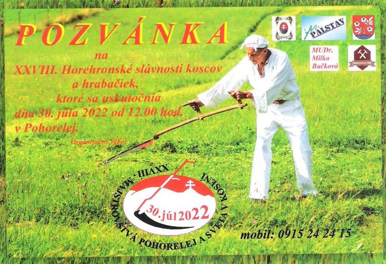 plagát Kosecké 2022