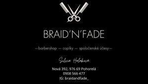 BRAID´N´FADE - barbershop, copíky, spoločenské účesy 1